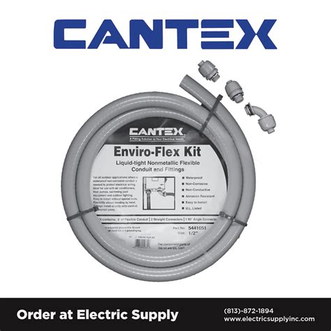 can you use cantex enviro flex with electrical service box|cantex enviro flex kit.